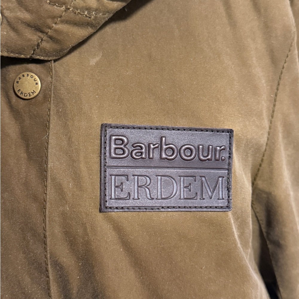 ERDEM x Barbour Dhalia Wax Jacket sand - Picture 10 of 17